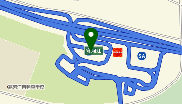 さがえサービスエリアレストランの地図画像