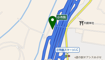 小布施パーキングエリア 下り 軽食・フードコートの地図画像