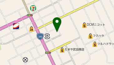 ホームランの地図画像