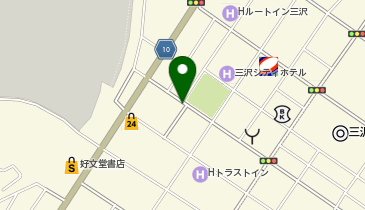 さらしな食堂の地図画像