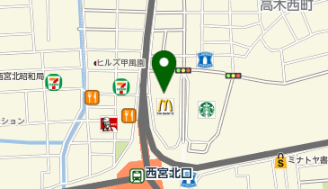 三豊麺 (ACTA西宮店)の地図画像