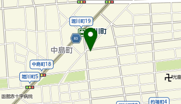 函館家系ラーメン 家路の地図画像