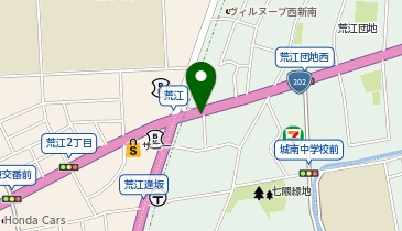 安い定食屋の地図画像