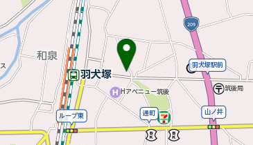 白龍軒の地図画像