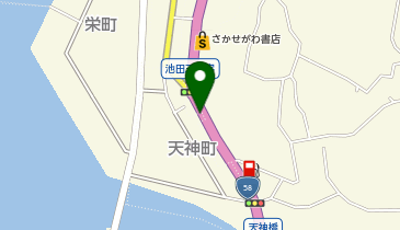 博多ラーメン◯の地図画像