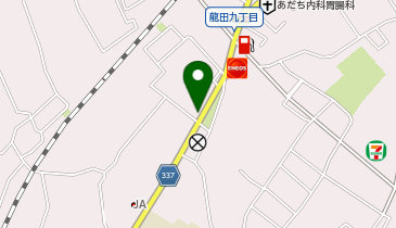 豚骨ラーメン 双頭龍の地図画像