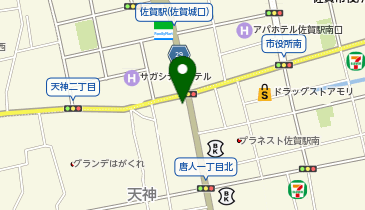 駅前中華そば リベットの地図画像