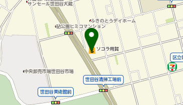 デニーズ (上用賀店)の地図画像