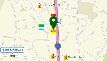 デニーズ (鶴見一国店)の地図画像