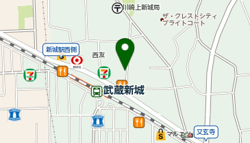 満腹麺酒坊の地図画像