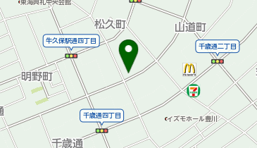 大善食堂の地図画像