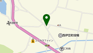 河津屋食堂の地図画像