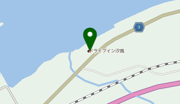 ドライブイン汐風の地図画像