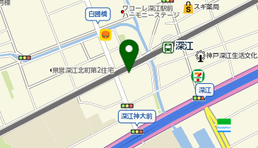 中トロと豚足 (深江本町店)の地図画像
