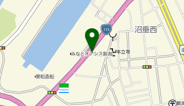 背脂ラーメン大河の地図画像