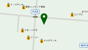 レストランつばさの地図画像
