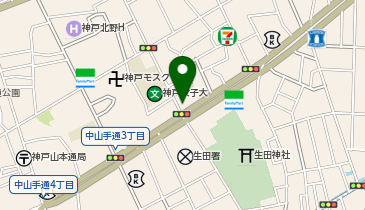 町中華山笠の地図画像