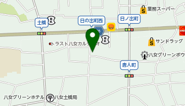 麺屋 万福の地図画像