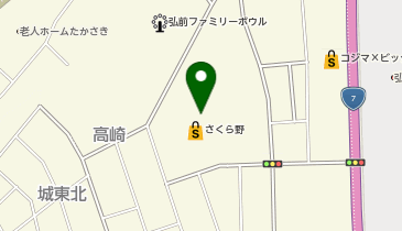 ベリーベリースープ (弘前さくら野店)の地図画像