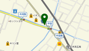 魚介豚骨ラーメン ひろの地図画像