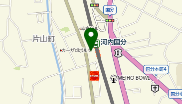 横浜家系ラーメン 壱賢家 (河内国分店)の地図画像