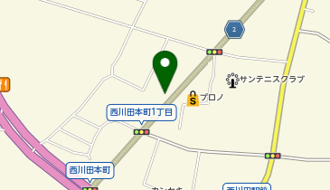 麺処 暁商店 (西川田店)の地図画像