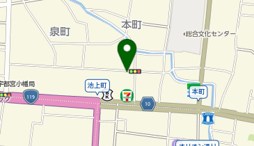 ラーメン屋台の地図画像