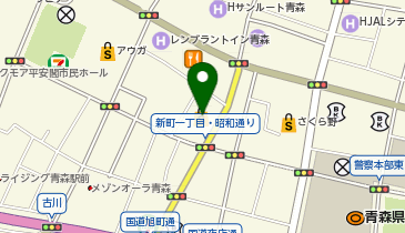 NEBUTA麺房の地図画像
