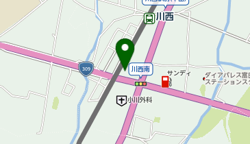麺匠 貴涼楓の地図画像