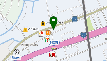 背脂パンチの地図画像