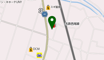 香味館の地図画像