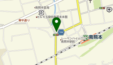 北熊 (南熊本店)の地図画像