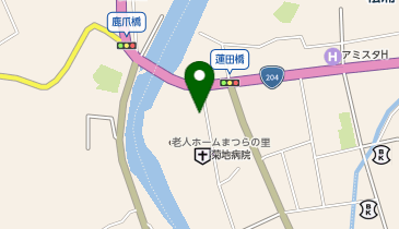 レストラン 松花の地図画像