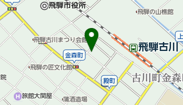 つるや食堂の地図画像