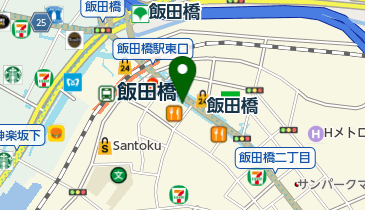 つじ田 (飯田橋店)の地図画像