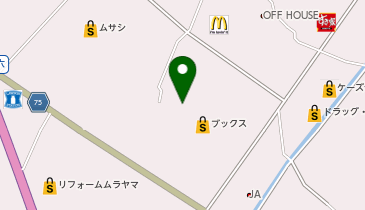 花&レストラン らぽーとランドの地図画像
