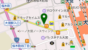 横浜らーめん桜花 さいたま市大宮区 ラーメン 330 0854 の地図 アクセス 地点情報 Navitime