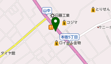東京とんこつ とんとら (北本店)の地図画像
