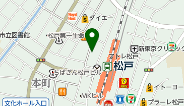 ゆうえん (松戸駅西口店)の地図画像