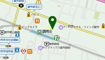 たけちゃんにぼしらーめん (調布店)の地図画像
