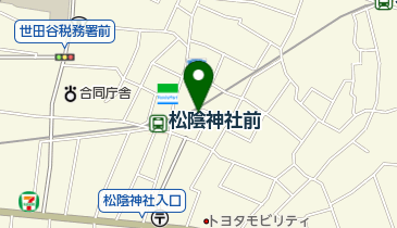 松波ラーメン店の地図画像