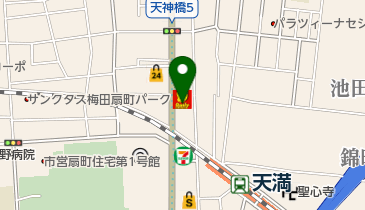 麺や 天四郎の地図画像