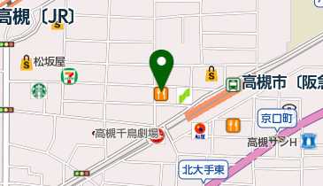 彩色ラーメン きんせい (高槻駅前店)の地図画像