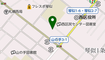 真御膳そば・真らーめん・真ハンバーグ 究 (琴似店)の地図画像