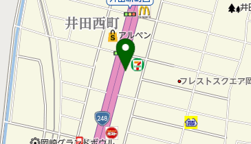 横浜とんこつラーメン まんぷく家の地図画像