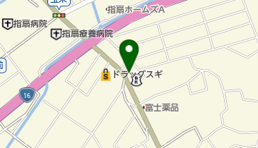 麺屋 竜の地図画像