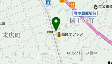 豊中 麺哲の地図画像