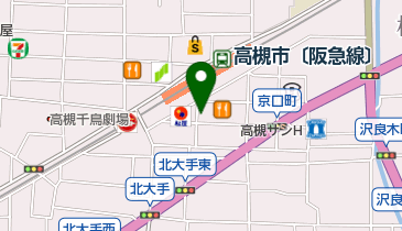 希望軒 (高槻店)の地図画像