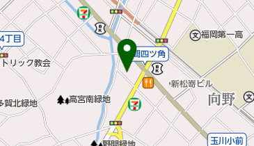 赤のれん節ちゃんラーメン (野間店)の地図画像