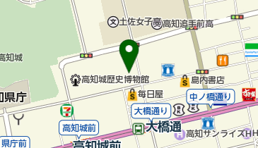 珍味堂 ひろめ市場の地図画像